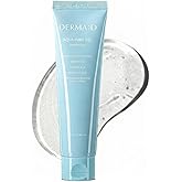 DERMA:D Oil-Free Water Gel Moisturizer for Oily & Sensitive Skin – Lightweight Korean Hydrating Gel with Hyaluronic Acid & Glutathione, Fast Absorbing & Non-Greasy, 3.38 fl.oz