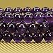 Amandastone Natural Purple Crystal 6mm Round Beads Stretch Bracelet 7 Inch