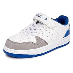 Nautica Kids Boys Sneakers Adjustable Strap Bungee