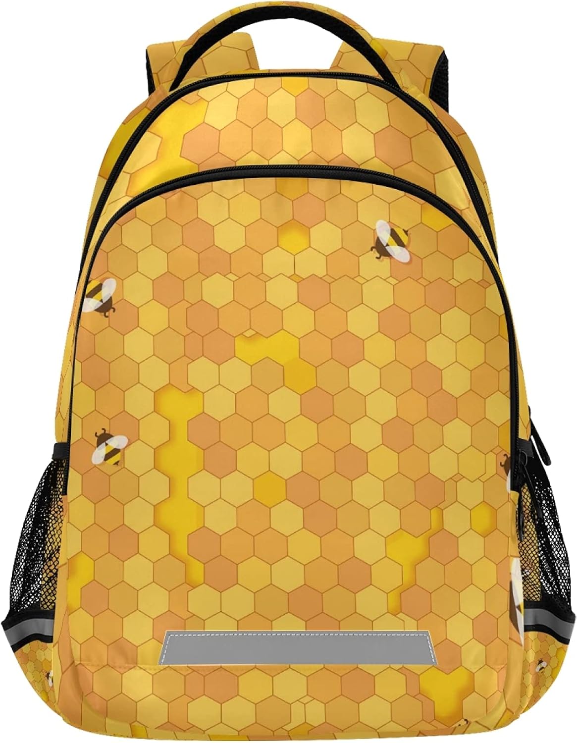 Honey Bee Kids Backpack for Boys & Girls 16.7 Inch All Over Printed
