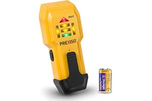 PREXISO Stud Finder Wall Scanner Wood Metal Stud Finders & Scanners Wall Stud Finder Tool Stud Detector for 3/4 Inch Thickness Wall Studfinder Wood Stud Finder Pipe Joist Center Finder Audio Alarm