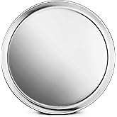 New Star Foodservice Restaurant-Grade Aluminum Pizza Pan, Baking Tray, Coupe Style, 12 Inch