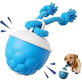 Interactive Dog Toys, 2026 New Smart Motion Pet Ball for Dogs, Interactive Dog Ball for Pets, Multi Functional Rope Dog Toy for Indoor Play (1, Blue)