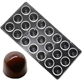 Grainrain polycarbonate chocolate mold polycarbonate chocolate bar mould Bullet Clear Hard Plastic candy pastry tools - Big Size (19322)