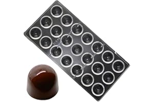 Grainrain polycarbonate chocolate mold polycarbonate chocolate bar mould Bullet Clear Hard Plastic candy pastry tools - Big Size (19322)