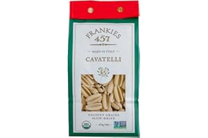 Frankies 457 Artisanal Cavatelli Pasta- USDA Organic Certified - Premium Italian Handcrafted Pasta -Imported from Italy 16oz (1LB)