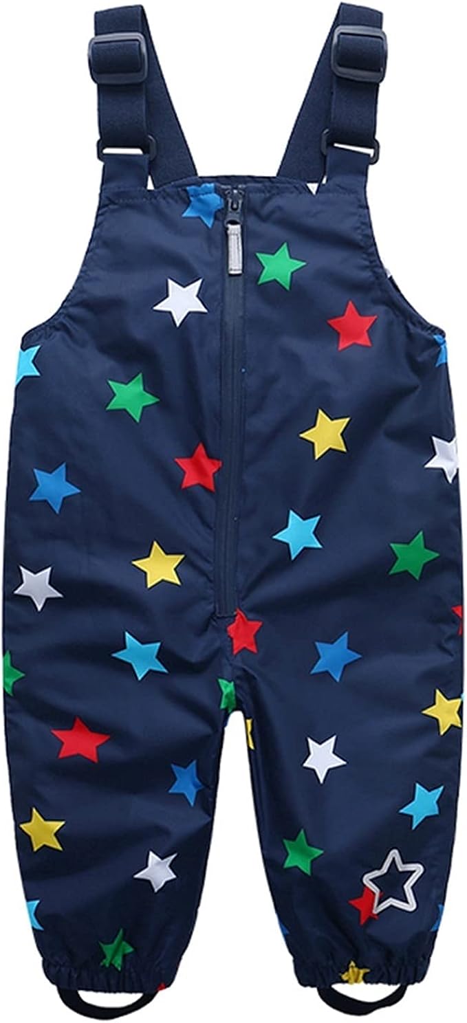 HKLY Kids rain Pants Children's Waterproof rain Pants, Baby Jumpsuits