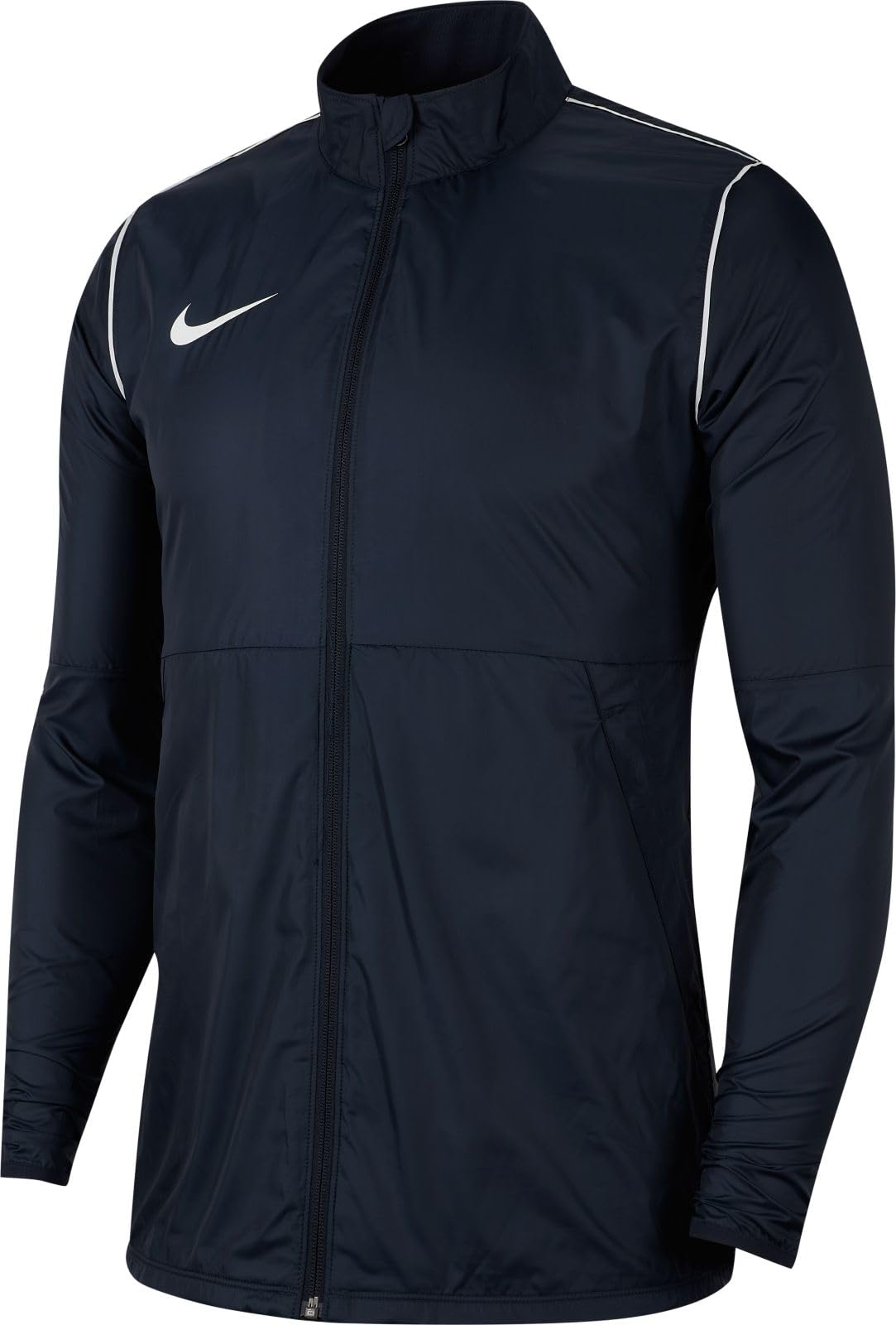 NIKE Mens Park 20 Rain Jacket, Navy Blue/White, M EU