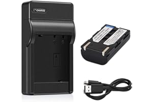 SUNNY-ROOM Battery + Charger for Samsung SC-D351, SC-D352, SC-D353, SC-D354, SC-D354M, SC-D355 Digital Camcorder