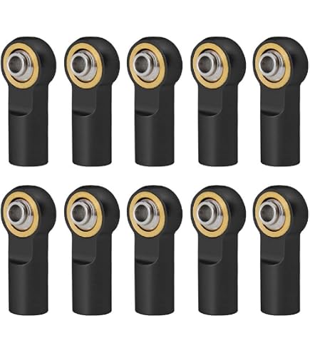 Lot de 30 embouts de tige de liaison M4 pour voiture RC Crawler Car M4 Link Link Rod End Ball Head Set ForTraxxasTRX-4 1/10 RC Car Crawlers Link Head RC Car Ball