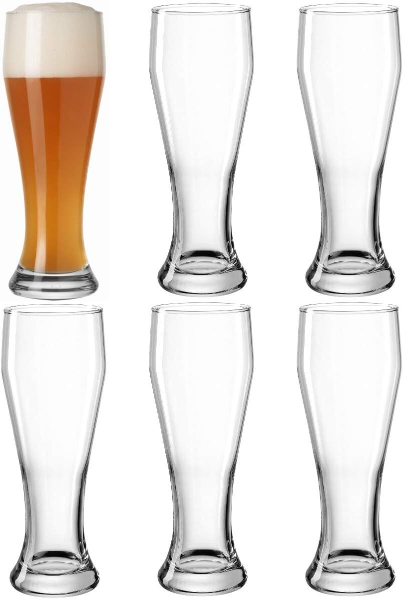 LEONARDO HOME 061359 Weizenbierglas 0,5l 6er Set, Glas