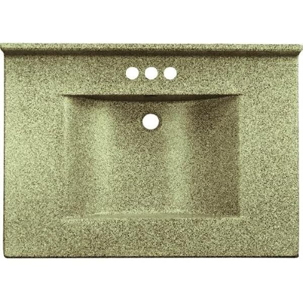 Imperial Vw2522capss Center Wave Bowl Bathroom Vanity Top 25 Inch Wide By 22 Inch Deep Cappuccino Matte Finish Vanity Sinks Amazon Com