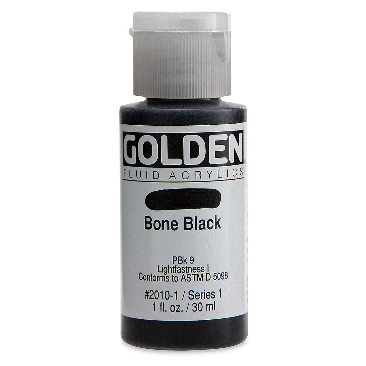 Pro-Art Bone Black-Golden Fluid Acrylic, Acrylic, Multicolour