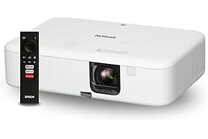 Epson EpiqVision Flex CO-FH02 Full HD 1080p Smart Streaming Portable Projector, 3-Chip 3LCD, 3,000 Lumen Color/White Brightne