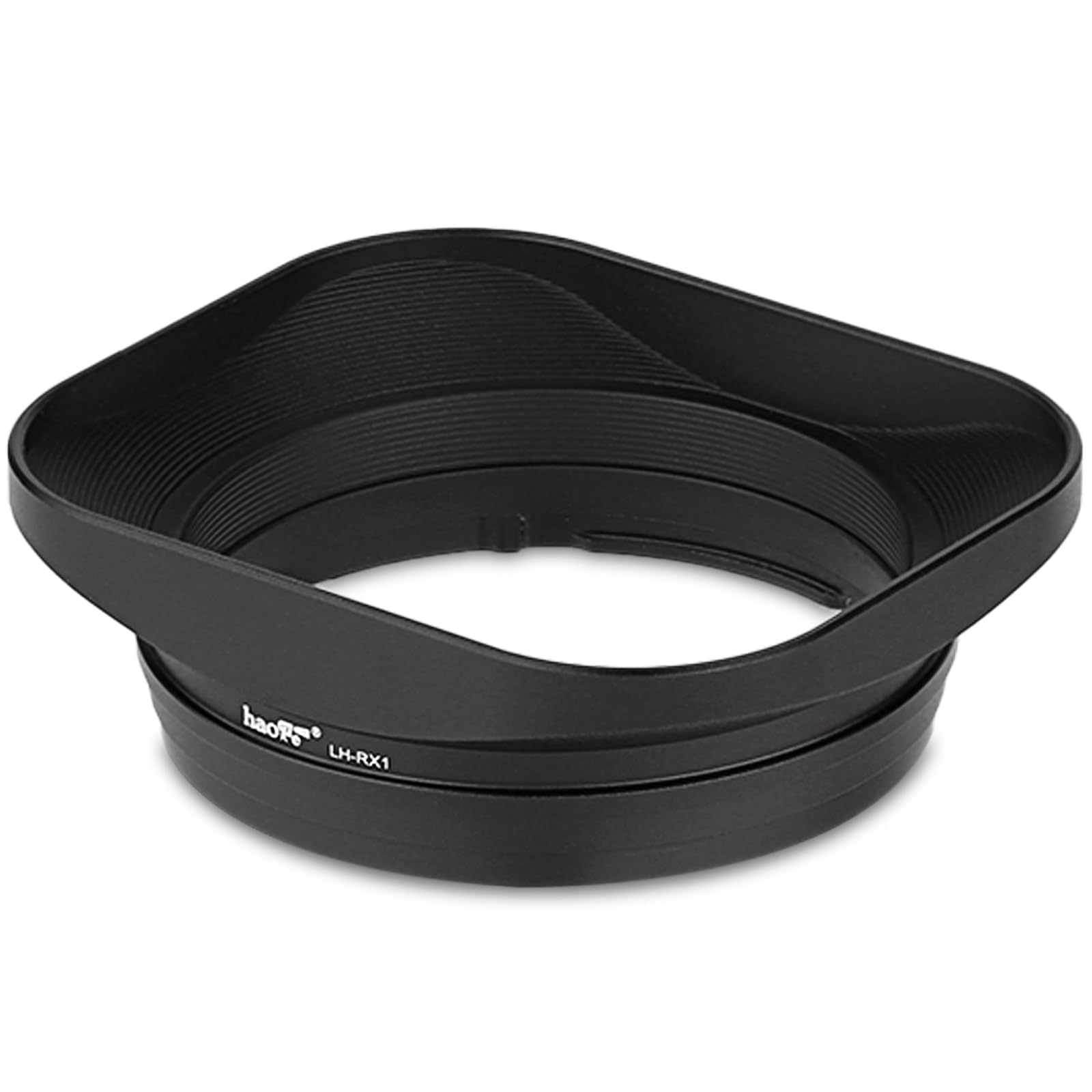 Haoge Square Metal Lens Hood for Sony FE 35mm F2.8 55mm/F1.8 ZA FE 24mm F1.8 ZA E Mount Lens Bayonet Shade LH-RX1