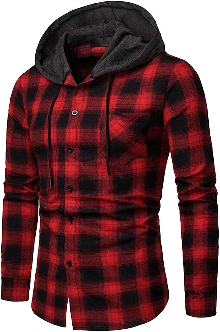 Men YYG Mens Button Down Casual 