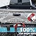 Auto safety for Toyota Tacoma 2016 2017 2018 2019 Tailgate 3D Metal Letters Insert with 3M Adhesive (Matte Black) (Not Decal Sticker)