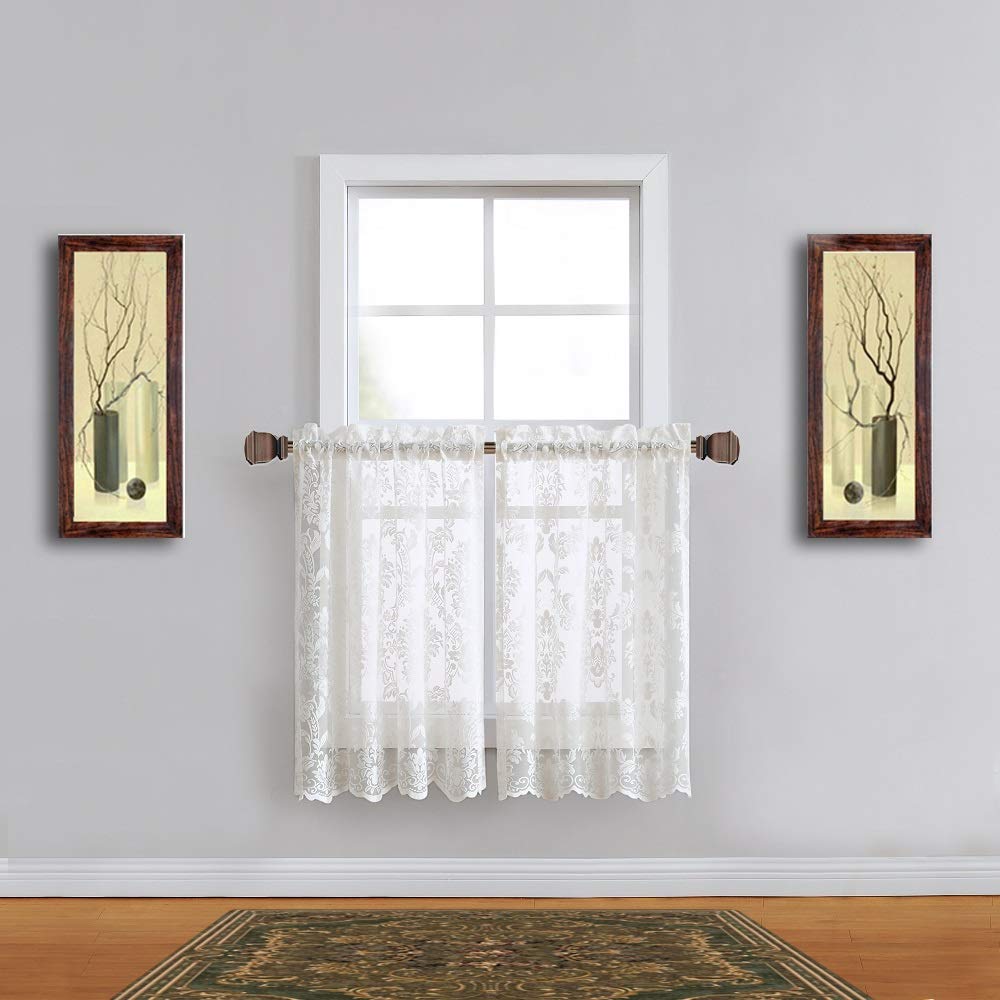 Best Beige Lace Kitchen Curtains