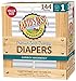 Earth's Best TenderCare Chlorine-Free Disposable Baby Diapers, 8-14 lbs-Size 1 (144 Count)