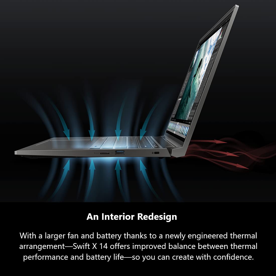 Acer Swift X 14 SFX14-71G-5911 Creator Laptop | 14.5