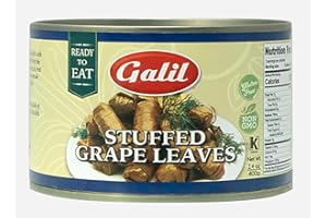 Galil Stuffed Grape Leaves Non-GMO, 14-Ounce Cans (Pack of 12)