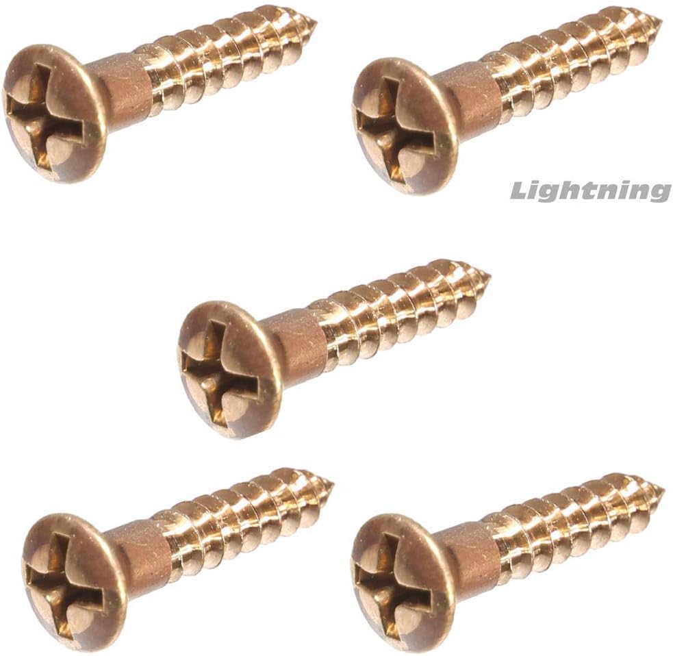 Bolt Flat Head 6 x 1" Silicon Bronze Wood Screws Frearson Drive Qty 50