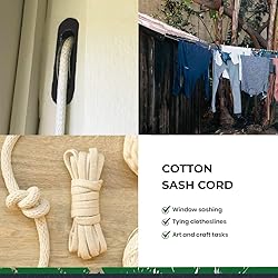 SGT KNOTS Cotton Sash Cord - All Purpose Rope for
