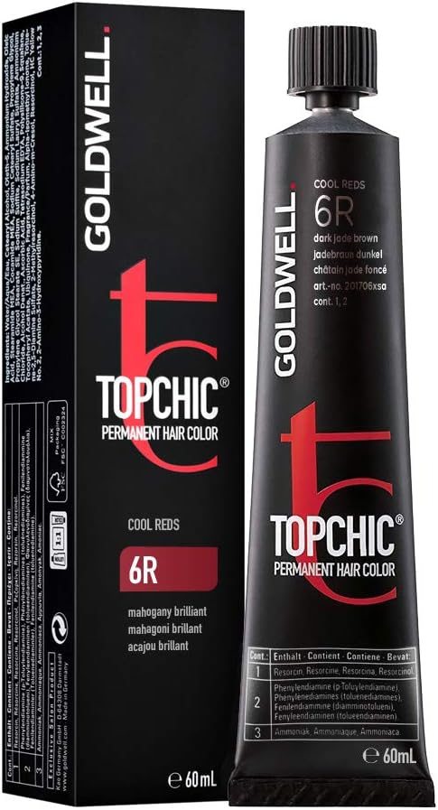 Goldwell 6R TC TB Top Chic Permanent Hair Colour 60ml Mahogany