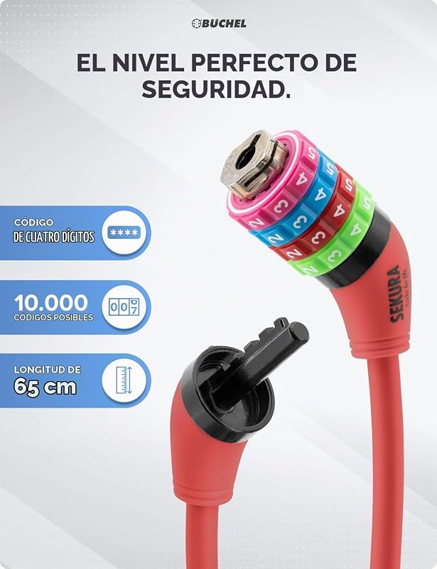 Candado con combinación numérica para niños