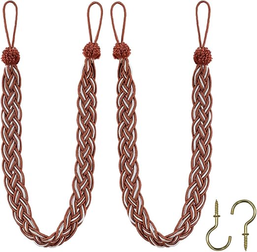 Amazon Com Home Queen Hand Braided Curtain Tie Back Buckle