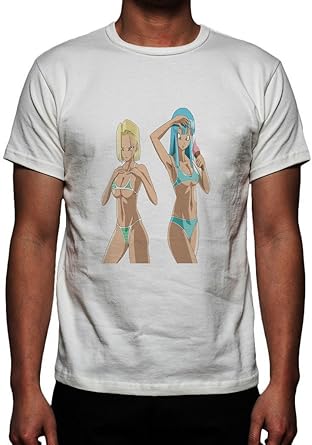 Dragon Ball Z Gt Anime Playboy Bulma Android 18 Funny Crazy Super Saiyan Shirt Custom Made T Shirt Xxl Amazon Co Uk Clothing