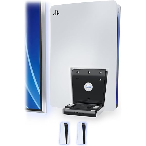 HIDEit PS5 Wall Mount Bundle - Console Mount + 2 Controller Mounts (Not For PS5 Slim)