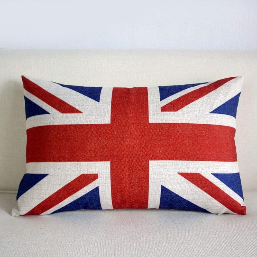 MultiWare Union Jack Cushion British Flag Design Machine Washable