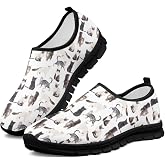 xixirimido Women's Slip On Shoes Casual Low Top Flat Sneakers Non-Slip Comfort Breathable Footwear for Walking Tennis