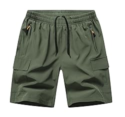 HONCAN Boys Pull on Cargo Shorts, Outdoor Kids