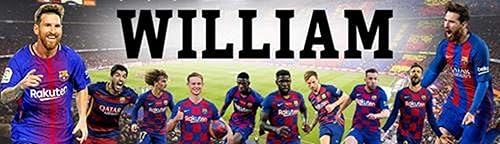 Amazon Com Fc Barcelona 2019 20 Roster Personalized Birthday Name Poster With Custom Name On It Border Mat And Frame Options Handmade