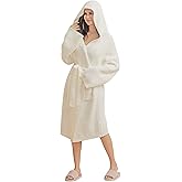 bearberry Cozy Robe Lightweight Soft Plush Bathrobe with Pockets for Women