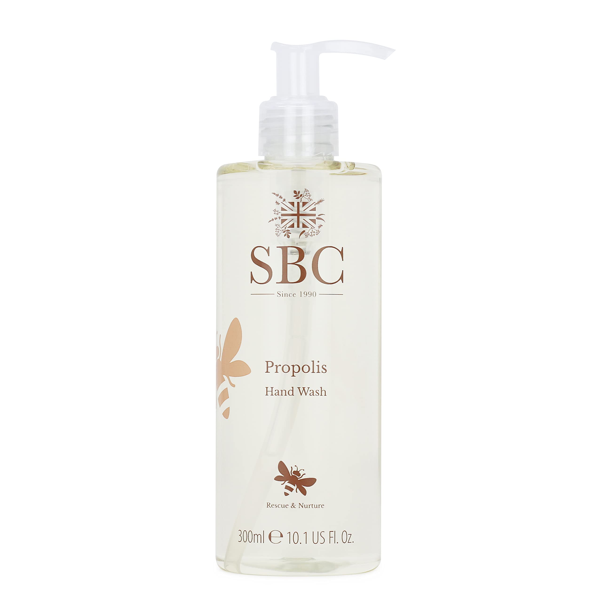 SBC Skincare Propolis Hand Wash 300ml - Luxurious, Moisturising Hand Soap for Dry or Sensitive Skin