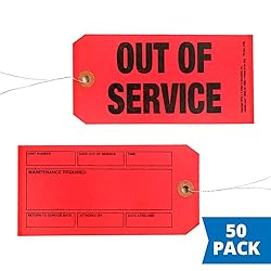 Out of Service/Maintenance Required Tags
