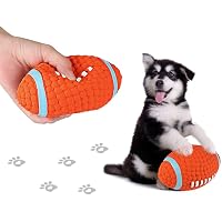 4er Set Leuchtbälle Für Hunde – Quietschend, Stachelig, Mit LED-Lichtern