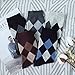 Ordenado 5 Pairs Men Dress Socks Cotton Argyle Assorted Colors Socks For Business Casual