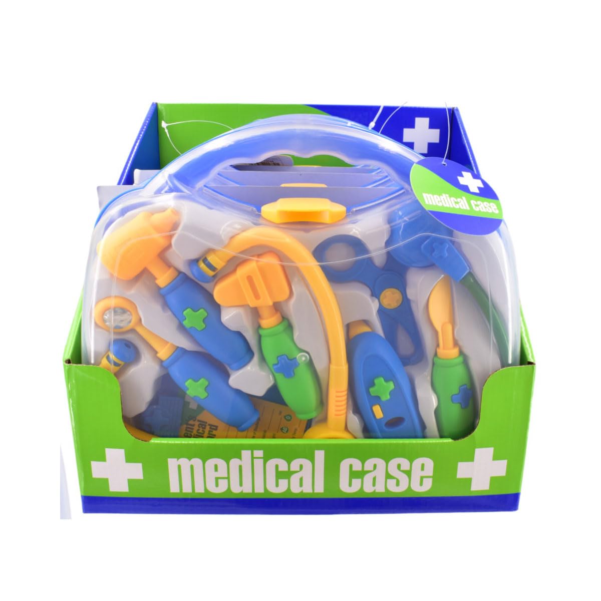 Guilty Gadgets Childrens Kids Doctors & Nurses Hospital Toy Medical Paramedics Case Kit Set Doctor Nurse Dress Up Role Play Fun Gift carrying