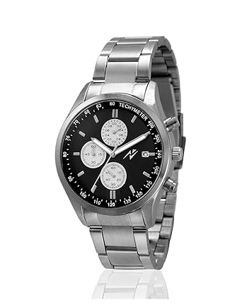 Invicta Mens 25835 Speedway Quartz Chronograph Black Dial Black/Gold