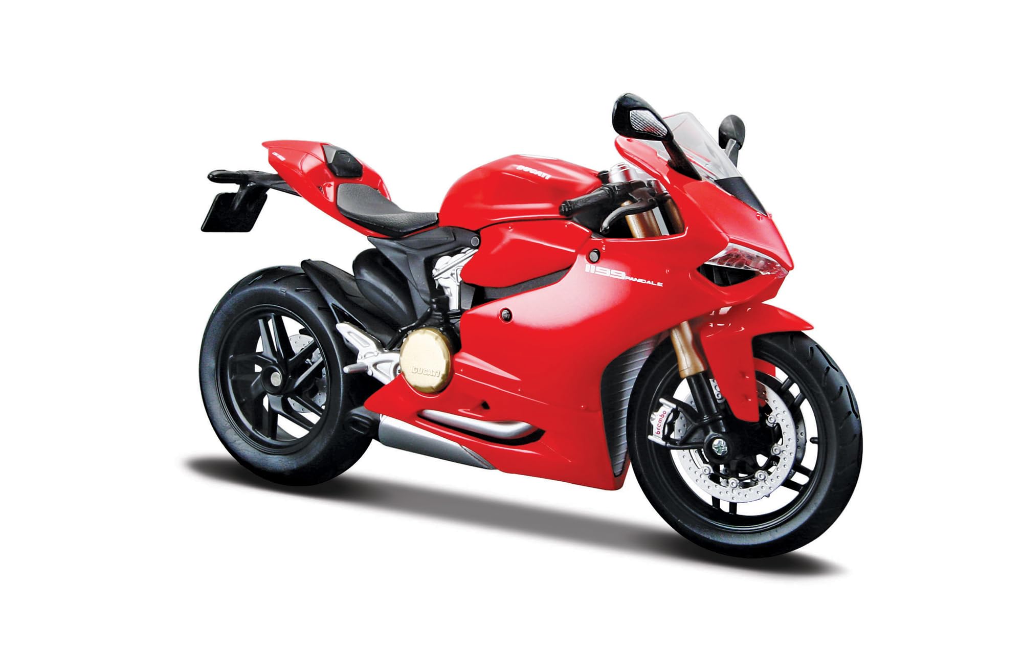 1:18 MOTORBIKE DUCATI 1199 PANIGALE- 18 PC DISPENSER – Premium Quality Toy with Realistic Details, Safe for Kids, Encourages Imaginative Play – Maisto Bburago
