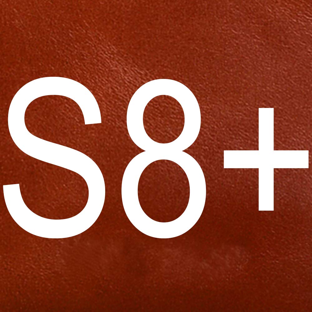 Samsung Galaxy S8 Plus Leather Case - Genuine Leather Vintage Folding Flip Case with Magnetic Closure - Protective Cover for Galaxy S8 Plus 6.2 Inch