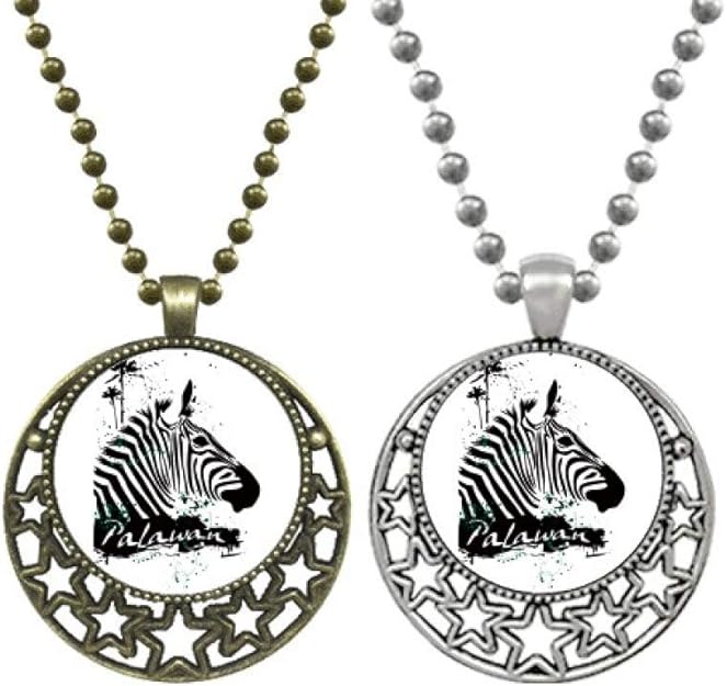 Palawan Halskette mit Anhänger im tropischen Stil für Tierliebhaber