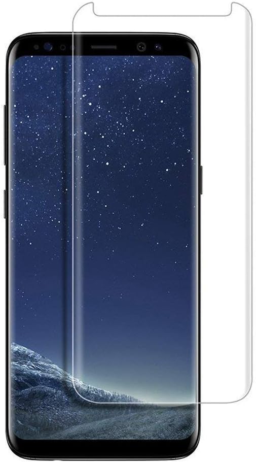 KOFOHO Galaxy S8 Screen Protector Glass, Full Cover (3D Curved) Tempered Glass Screen Protector for Samsung Galaxy S8 (Transparent)