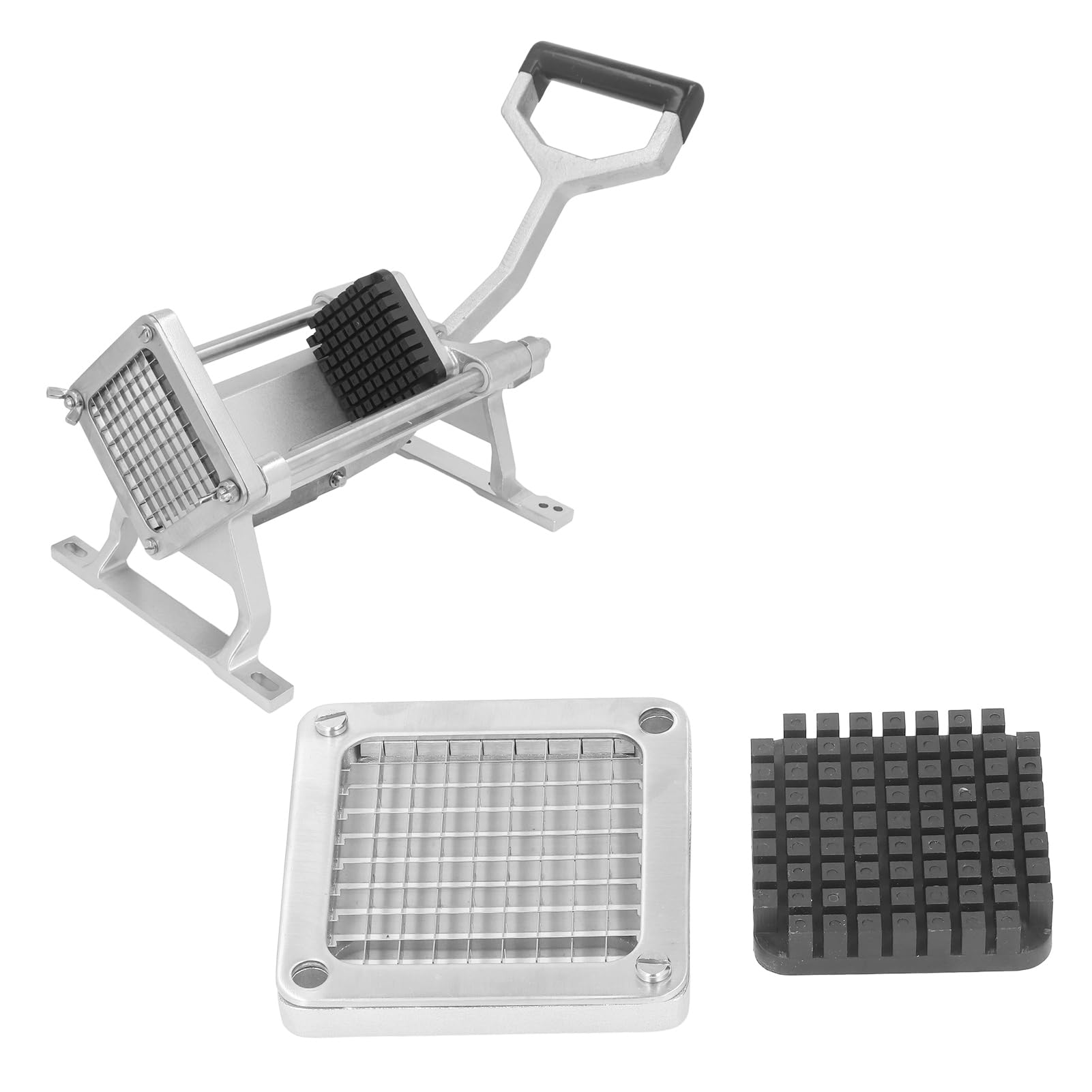 Potato Chipper Fry Potato Slicer French Fry Cutter Stainless Steel French Fry Potato Cutter for Home and Commercial Use (9mm)