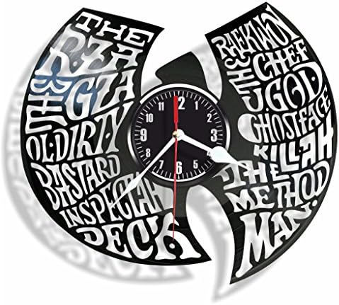 Wu-Tang vinyl Wall Clock-unique home decor that will suit to any interior - handmade gift for birthday anniversary or any other occasion