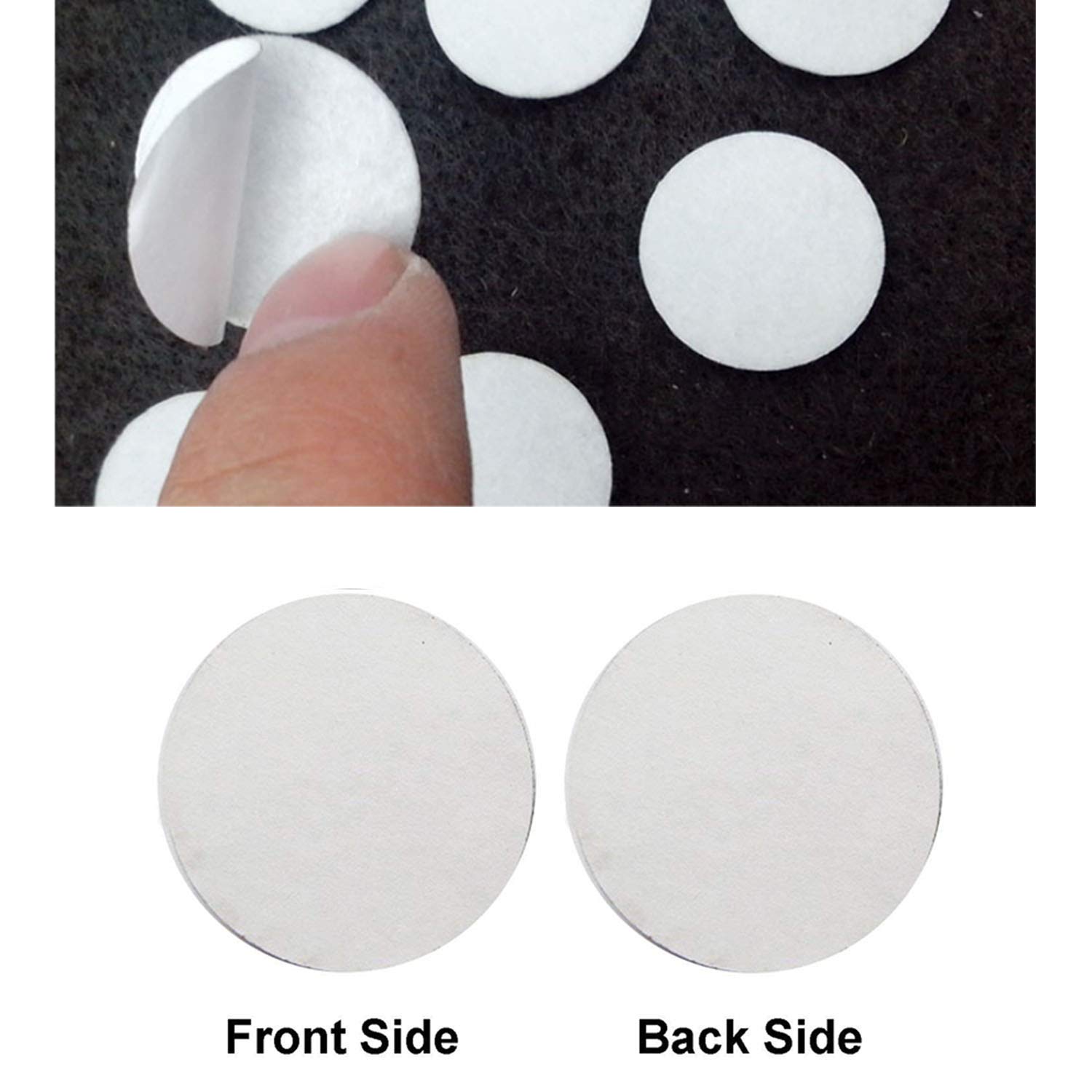 Adhesive Felt Circles; Adhesive Felt Circles for DIY and